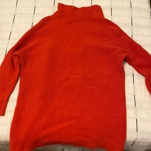 Red Free People Sweater
